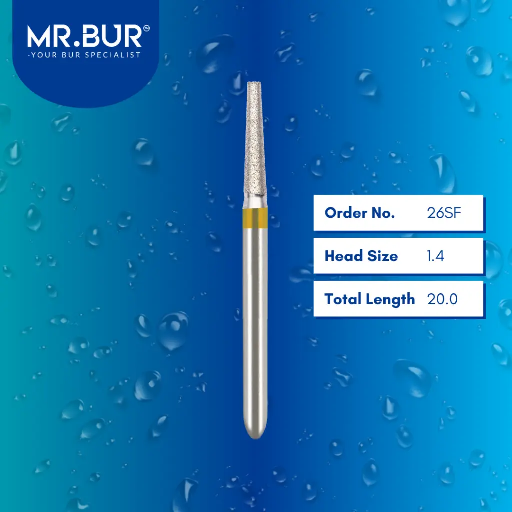 Taper-Flat-End-Super-Fine-Finishing-Diamond-Bur-26SF.webp