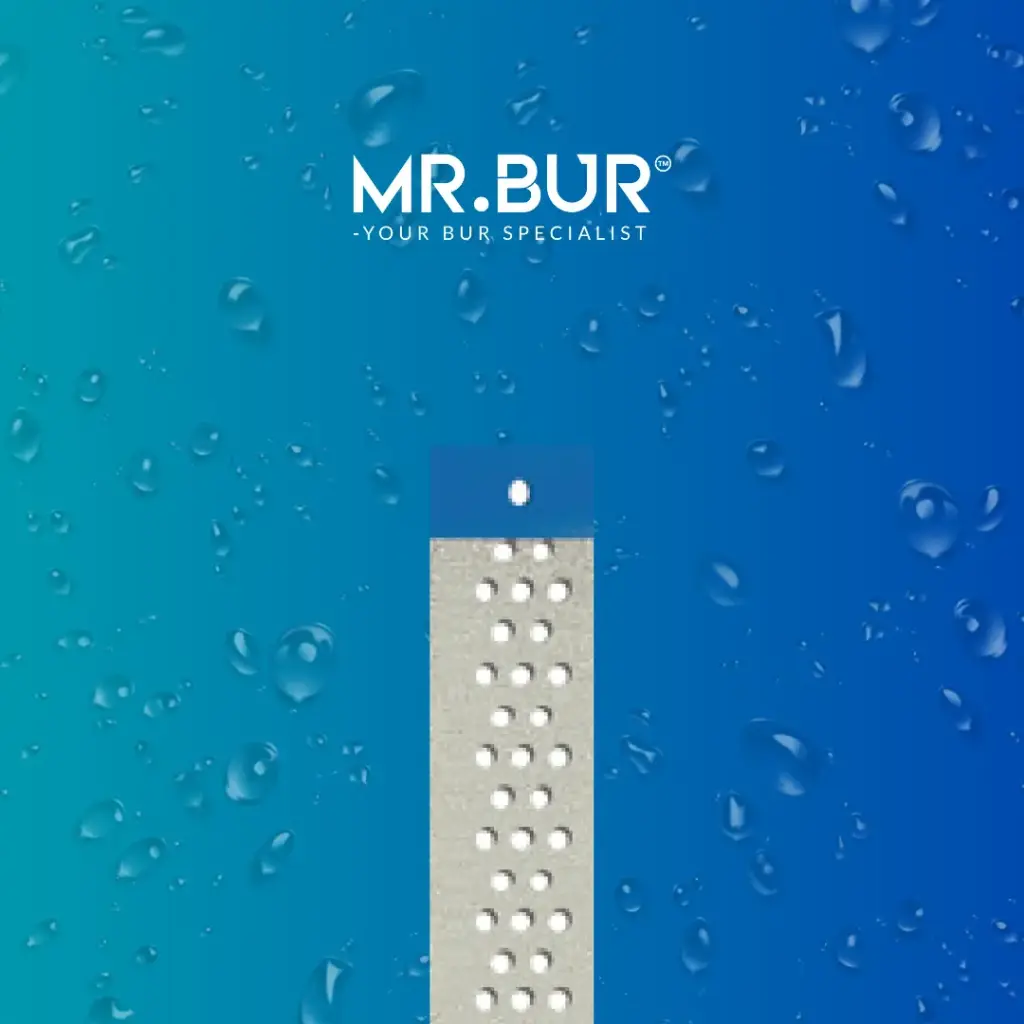 DIAMOND STRIP SERRATED EDGE SINGLE SIDE 0.13MM