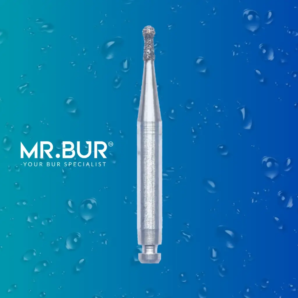 RA DIAMONDS BUR ROUND WITH COLLAR