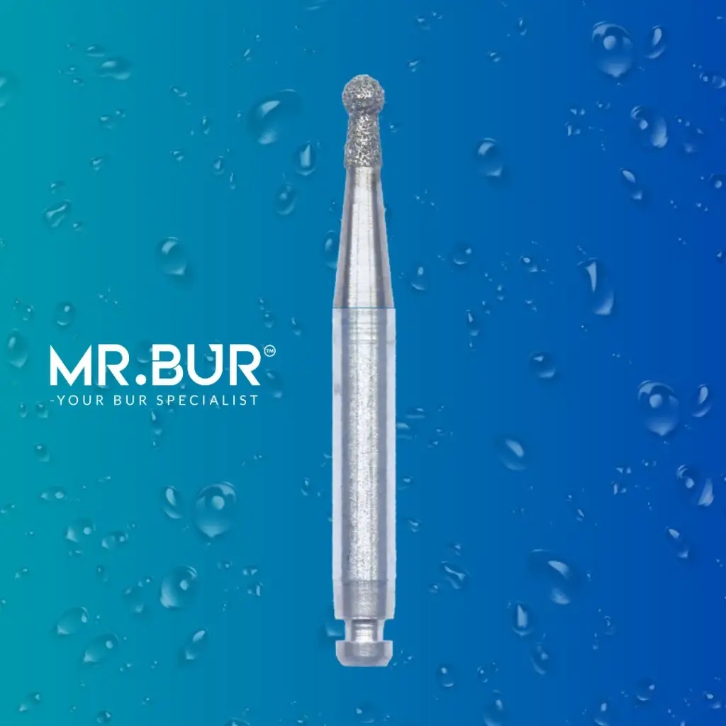 RA DIAMONDS BUR ROUND WITH COLLAR