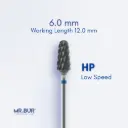 TC BUR FOR CVD COATING - CROSS CUT STANDARD