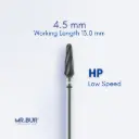 TC BUR FOR CVD COATING - PLAIN CUT COARSE