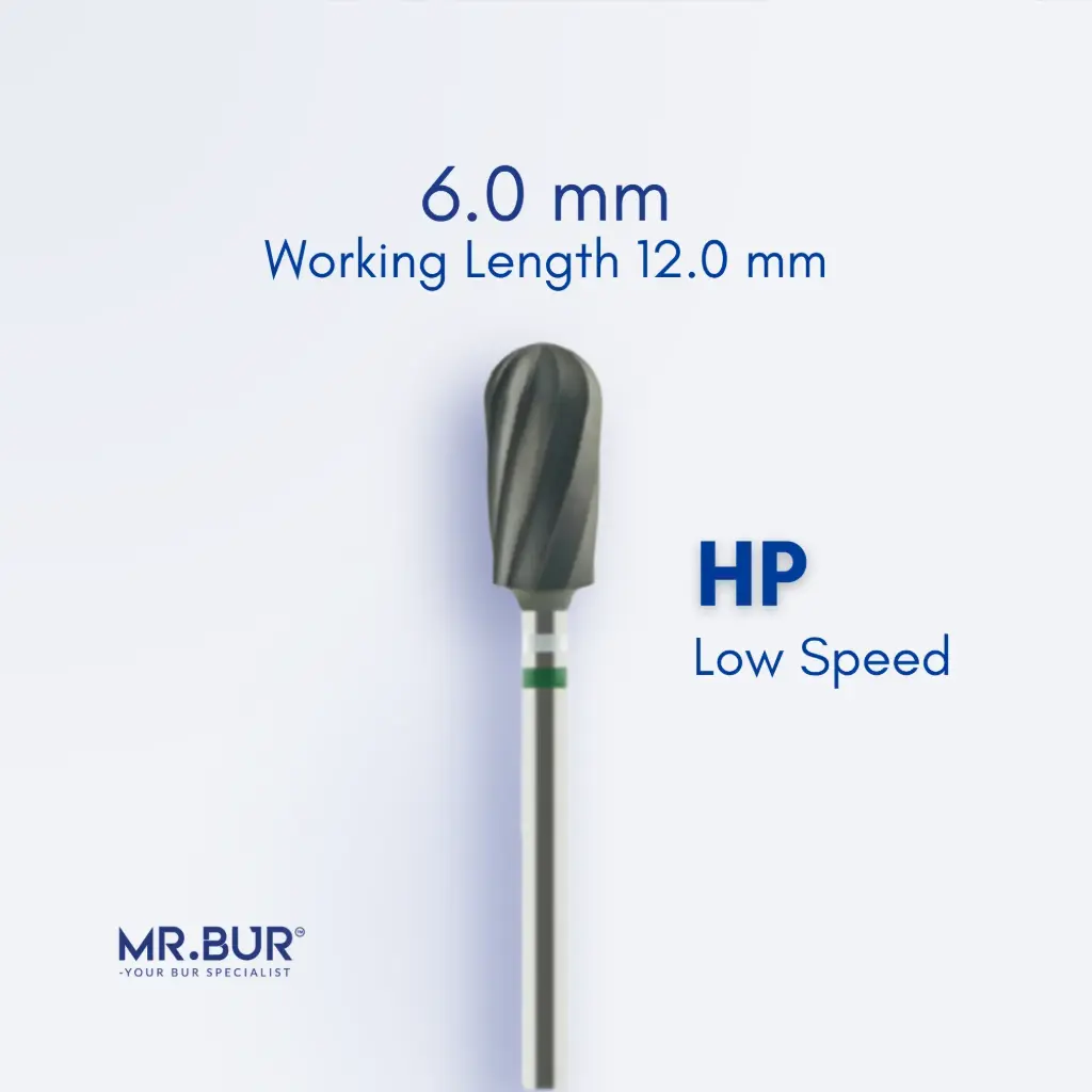 TC BUR FOR CVD COATING - PLAIN CUT COARSE