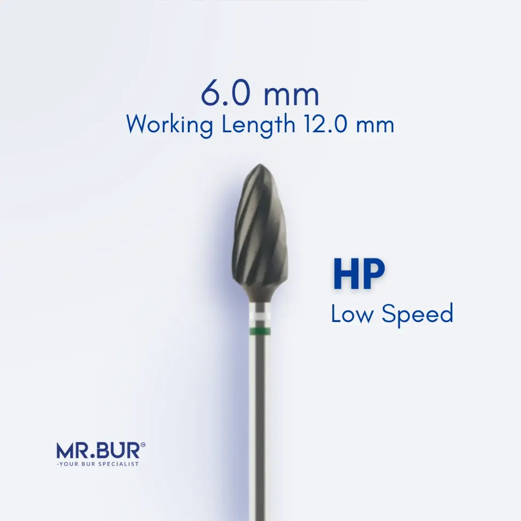 TC BUR FOR CVD COATING - PLAIN CUT COARSE