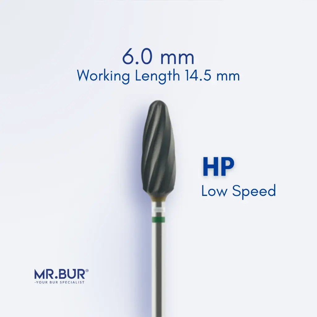 TC BUR FOR CVD COATING - PLAIN CUT COARSE
