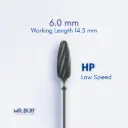 TC BUR FOR CVD COATING - PLAIN CUT COARSE