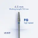 TUNGSTEN CARBIDE BURS-MEDIUM PLAIN CUT