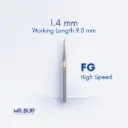 CF135F.314.014 FINISHING CARBIDE POINTED CONE