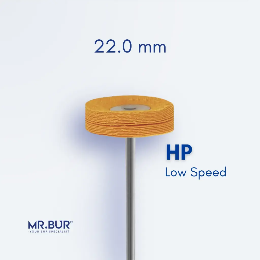POLISHING BRUSH WHEEL SHAPE (YELLOW)