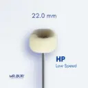 POLISHING BRUSH WHEEL SHAPE (WHITE/CASHMERE)
