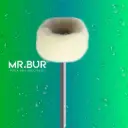 POLISHING BRUSH WHEEL SHAPE (WHITE/CASHMERE)