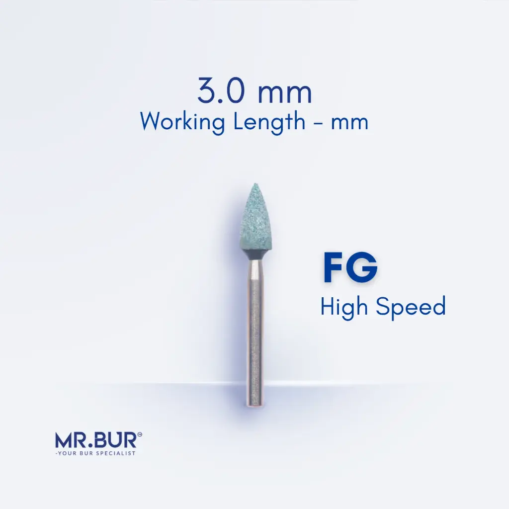 FG GREEN STONE AMALGAM/METAL POLISHING