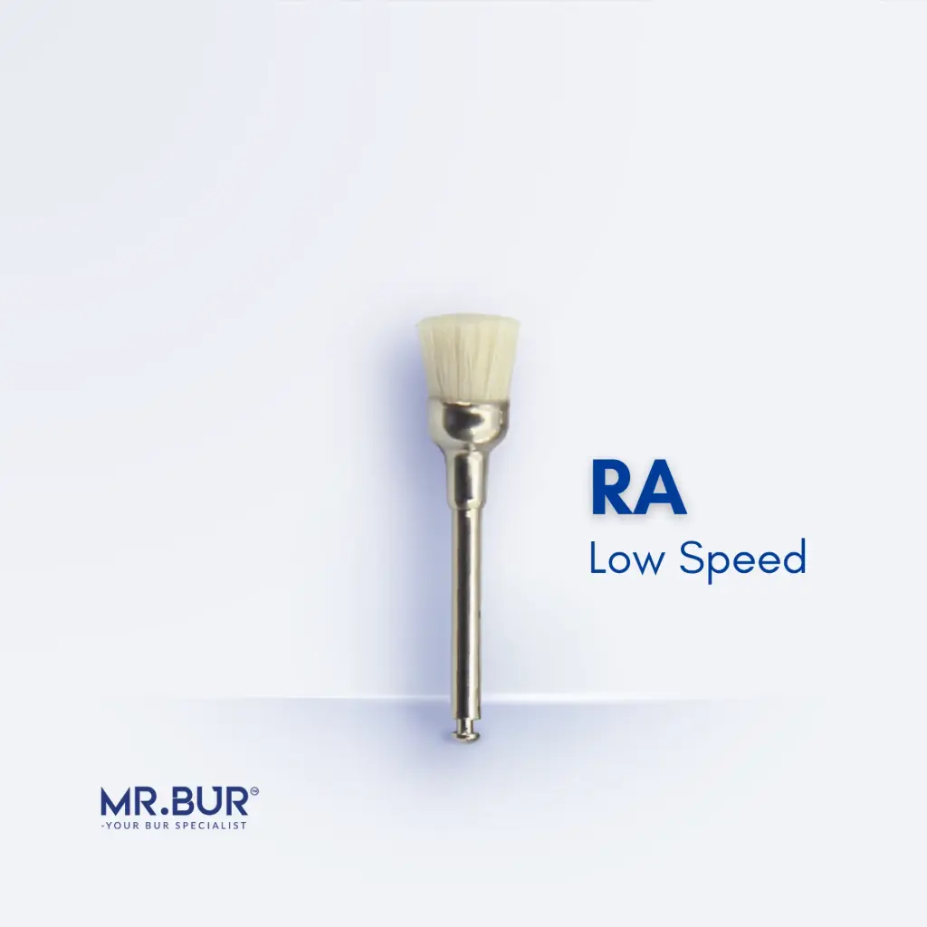 POLISHING BRUSHES RA 50PCS - WHITE GOAT HAIR
