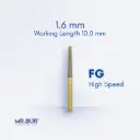 FG GOLD TAPER ROUND END