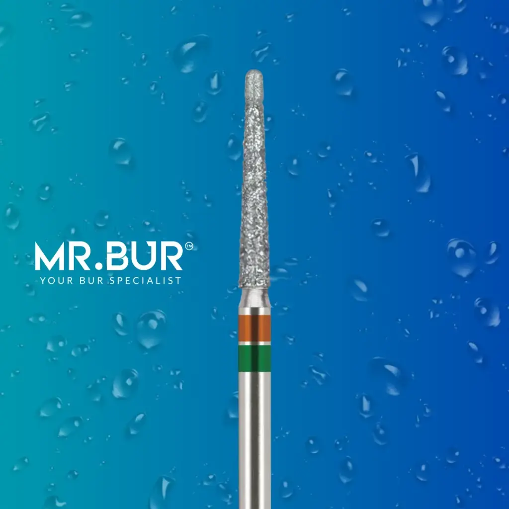 FG DOUBLE GRIT DIAMOND TAPER ROUND END