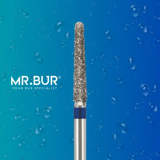 [37 BLUE] FG DIAMOND TAPER ROUND END (ฺBLUE)