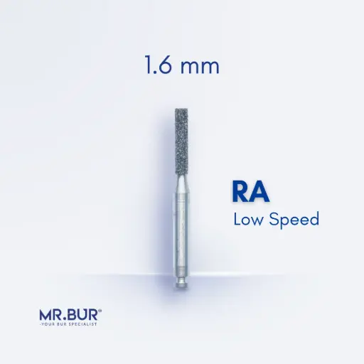 [R837/016] RA DIAMONDS BUR CYLINDER - FLAT END