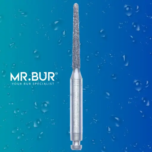 [R850/014] RA DIAMONDS BUR TAPER - ROUND END