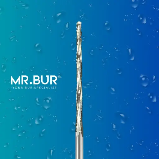 [CB169] ORAL & MAXILLOFACIAL SURGERY LINDEMANN BONE CUTTING BUR, 35MM WORKING PART 