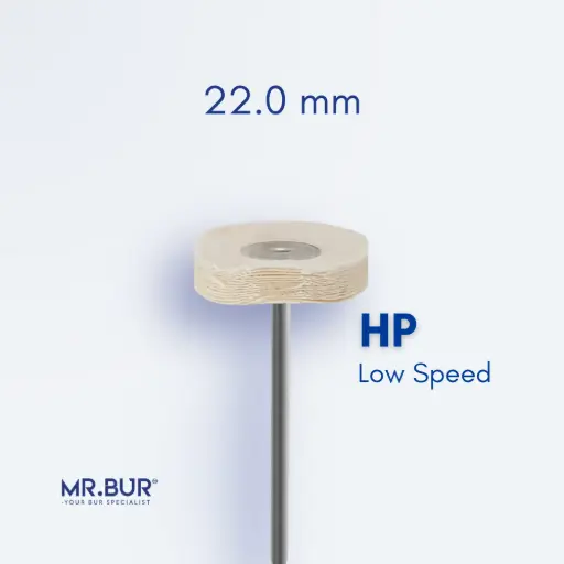 [01Q22] POLISHING BRUSH WHEEL SHAPE (WHITE CLOTH)