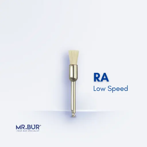 [R5G] POLISHING BRUSHES RA 50PCS - WHITE GOAT HAIR