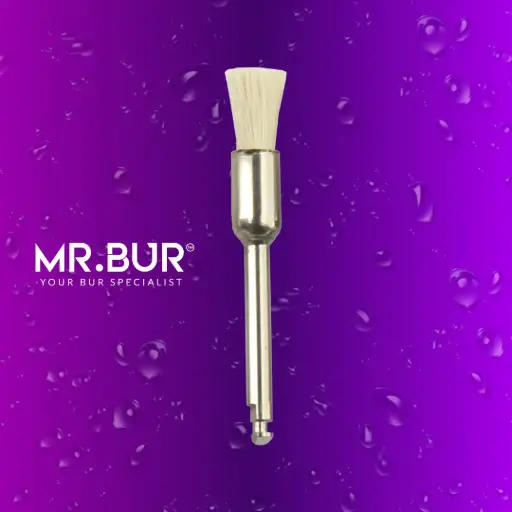 [R5G] POLISHING BRUSHES RA 50PCS - WHITE GOAT HAIR