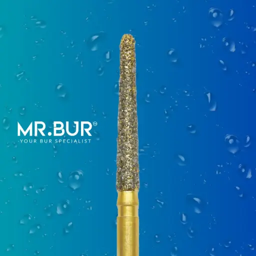 [#2G - 850L/16] FG GOLD TAPER ROUND END