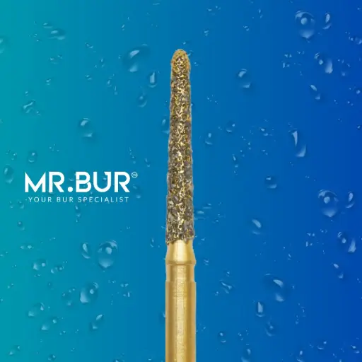 [227AG - S848/12] FG GOLD TAPER FLAT END